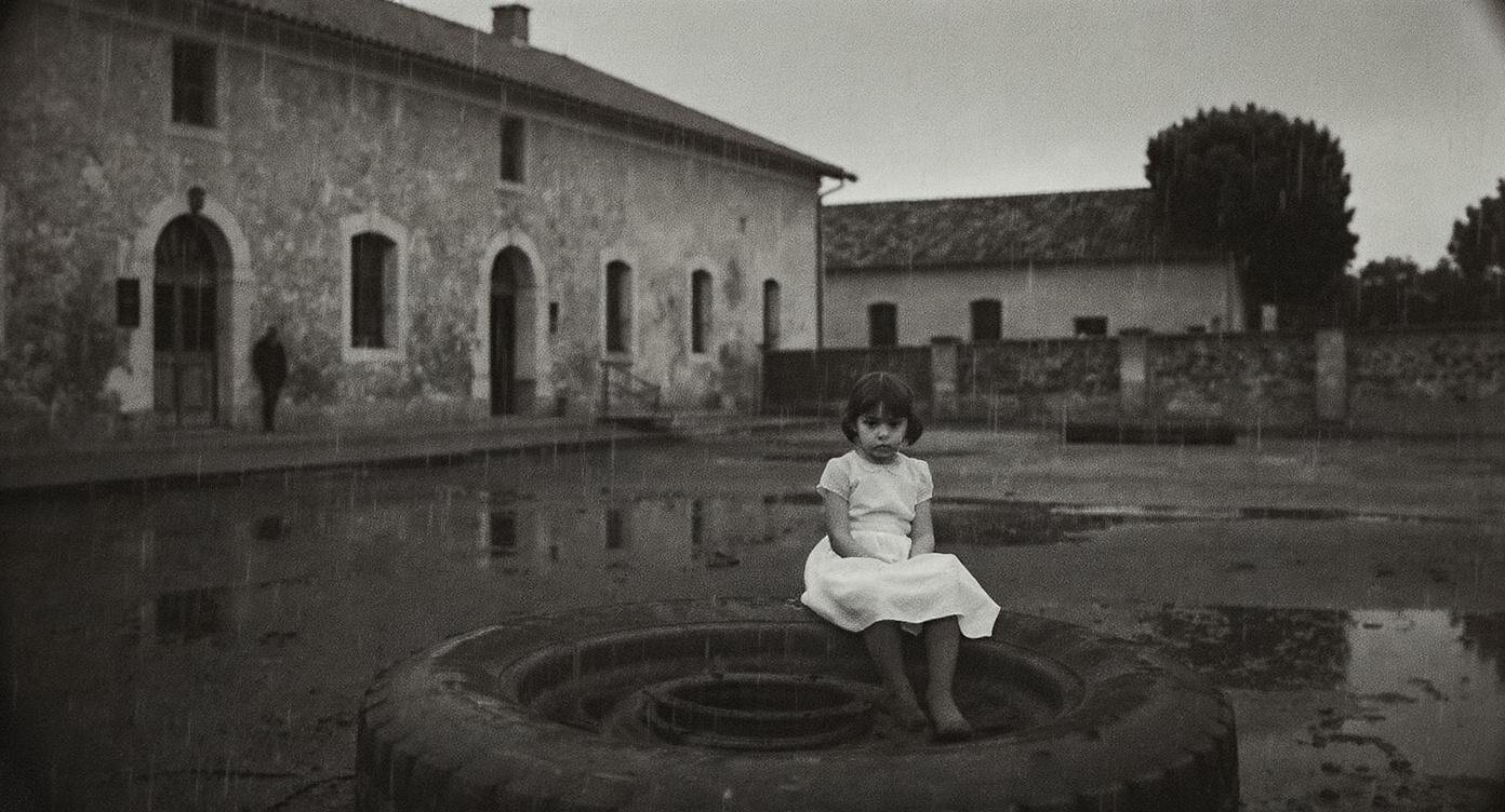 flux-kontext-max_cross_processing_vintage_film_photography_of_Una_niña_de_unos_8_años_está_en_-0